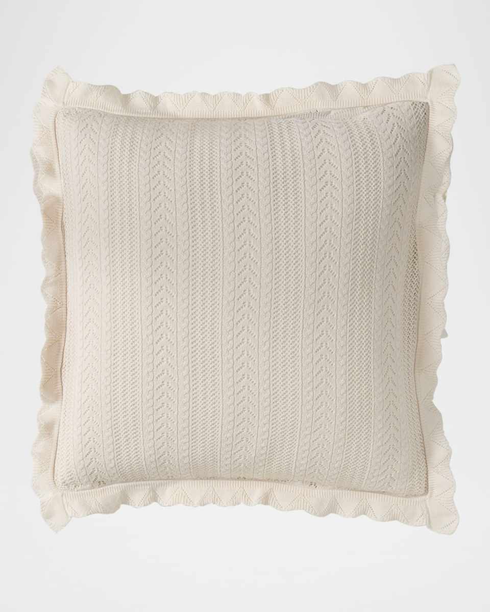 Estelle Decorative Pillow, 18" Square